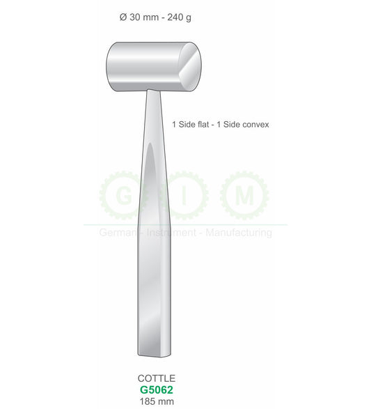 Cottle Surgical Mallet, 185mm