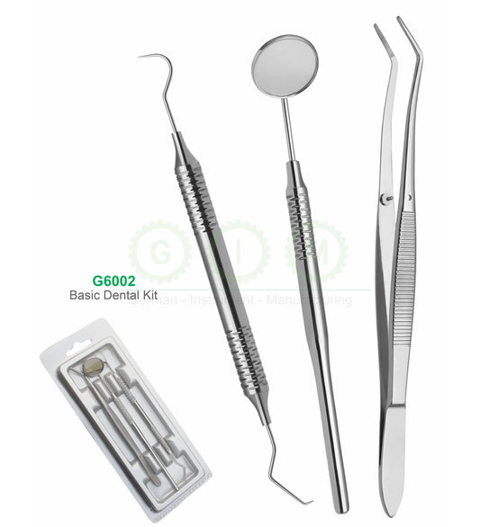 Dental Basic Kit with Hollow Handle