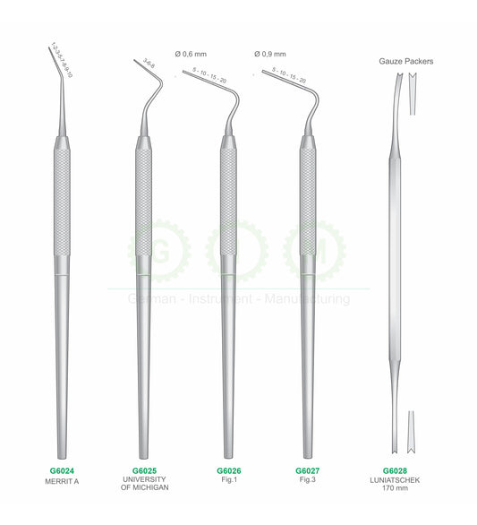 Periodontal Probes and Gauze Packers