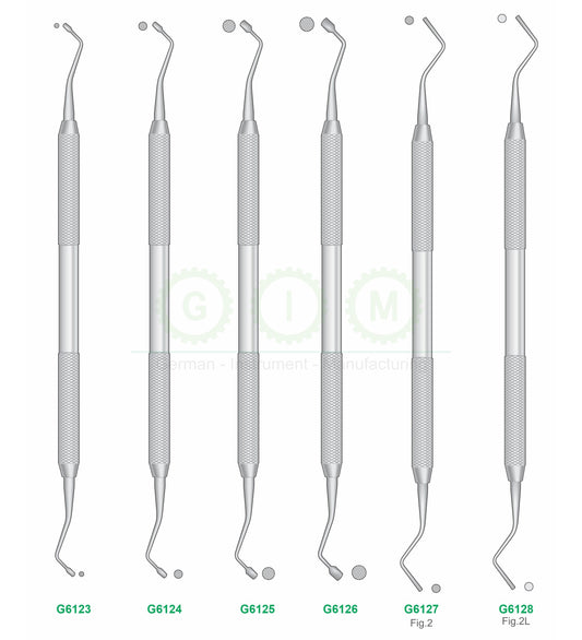 Dental Filling Instruments, Assorted Patterns