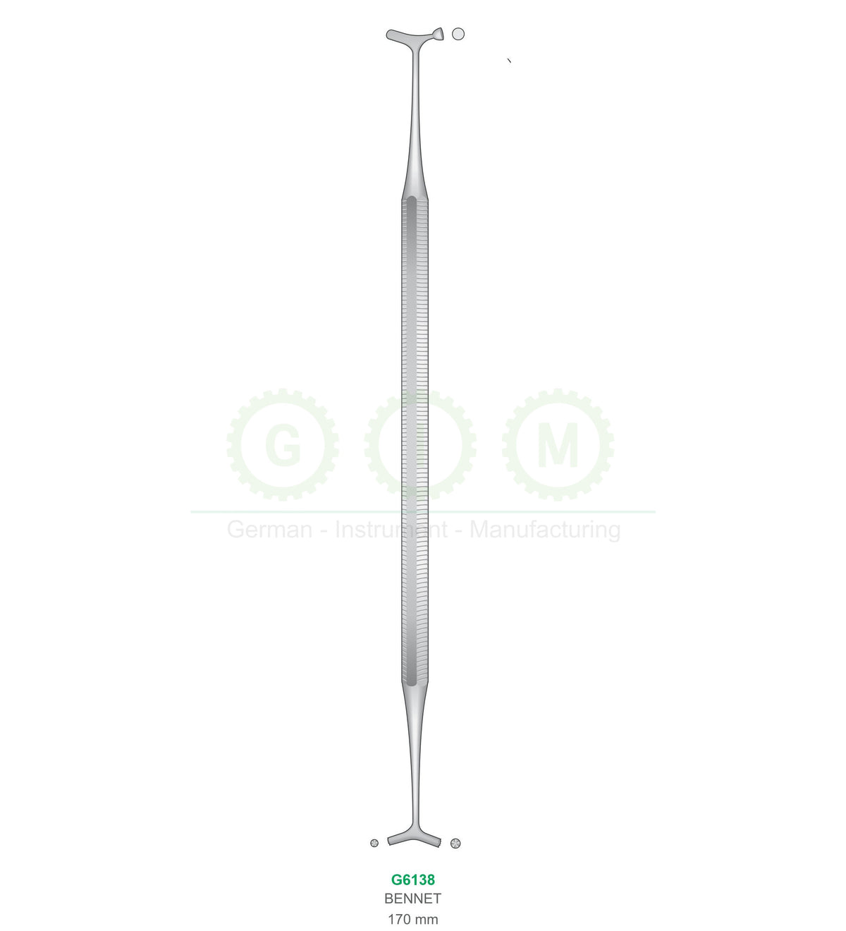 Bennett Dental Filling Instrument, 170mm