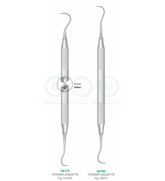 Towner-Jaquette Dental Scalers