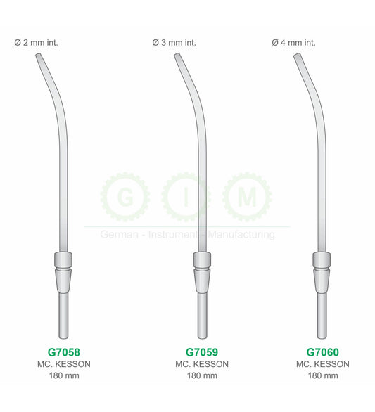 McKesson Suction Tubes, 180mm