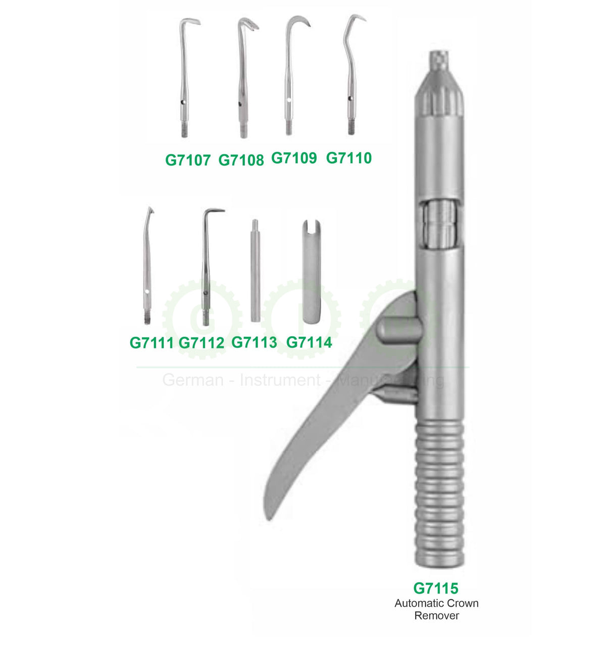 Automatic Crown Remover and Crown Instruments